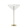 menorah-dore-sur-pied-78x21x149cm Hanoukia en Métal Doré