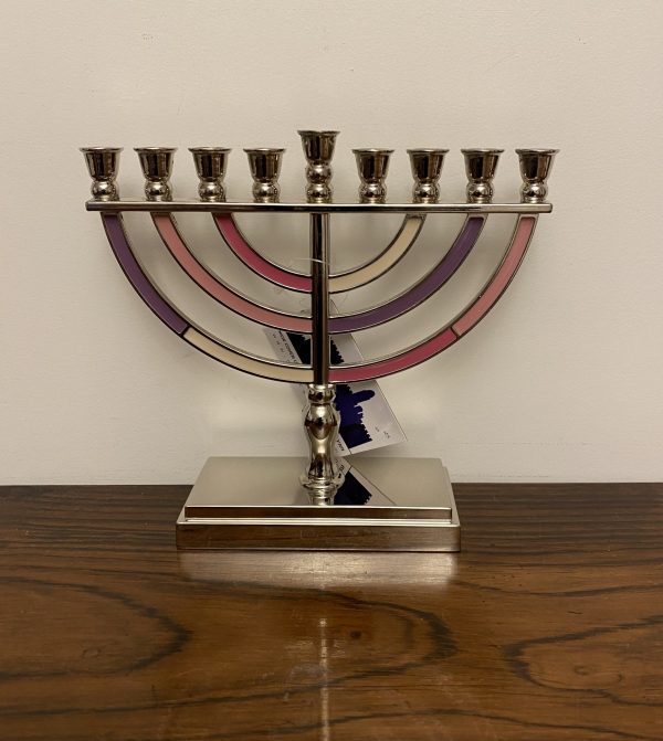 Hanoukia métal Rose/ Violet