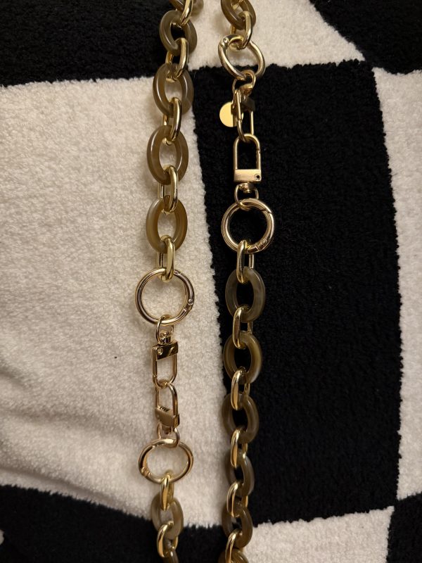 Ceinture de shabbat chaine marron et doré