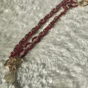 rouge et doré Ceinture de shabbat chaine rouge et doré