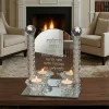 Bougeoir de shabbat cristal