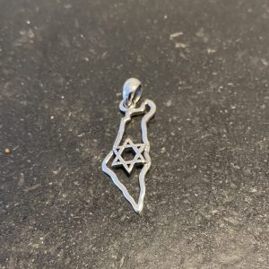 IMG_4791 Pendentif Carte d'Israël en Argent