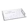 plateau-rectangulaire-argent-kotel-40x30cm Plateau pour Shabbat en verre argenté kotel