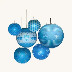 7100b34db9deac6994178cf6b284c0c1be3d2640f30f8fff0c625efb0d0b8e63 Lanternes en papier LED de Hanouka