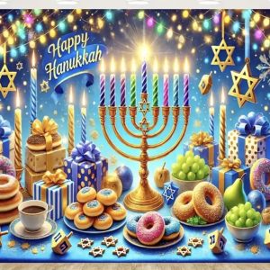 Screenshot Décor mural Hanouka 152 cm x 92 cm