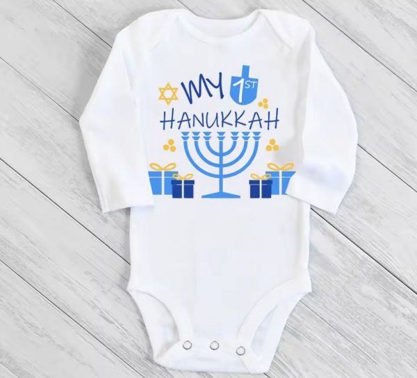 BODY BÉBÉ "MY 1ST HANNUKKAH"