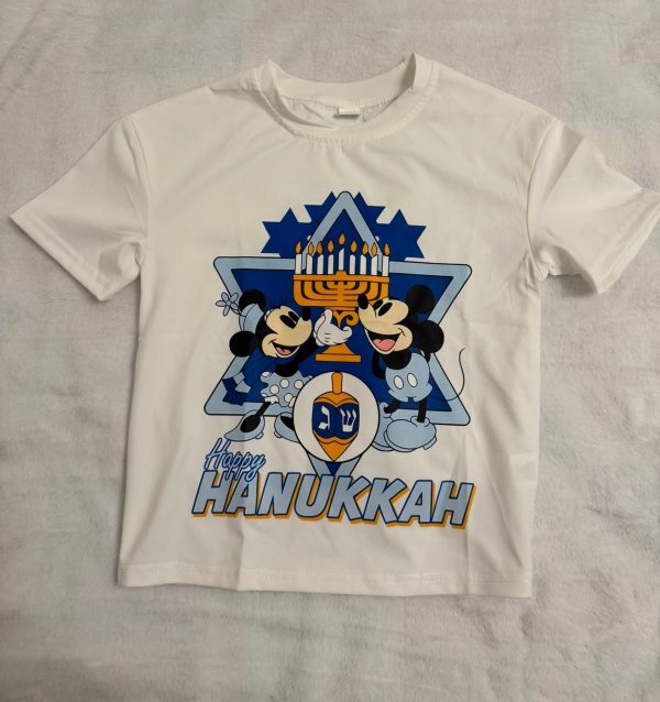 Tee-Shirt "HAPPY HANOUKA" - Mickey & Minnie