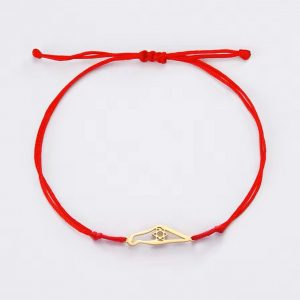 Bracelet fil rouge carte d'Israël