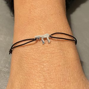 IMG_8300 Bracelet fil noir coulissant Haï Argent