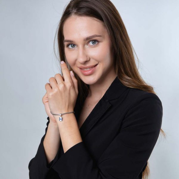 Charms Argent drapeau d'Israël 