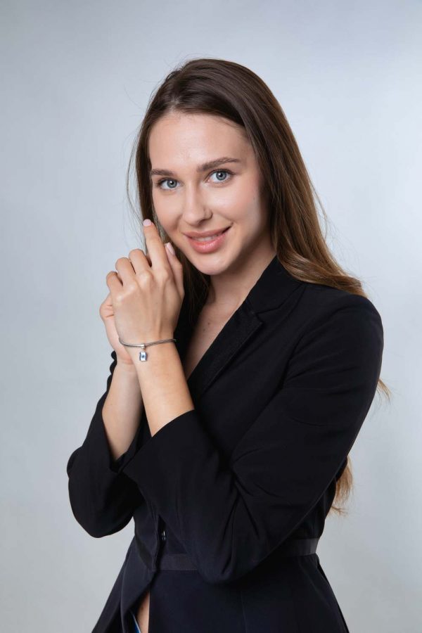 Charms Argent drapeau d'Israël 