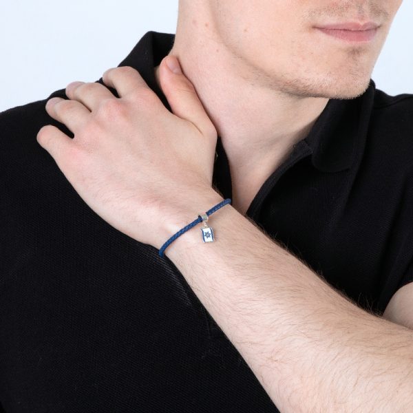 Charms Argent drapeau d'Israël 