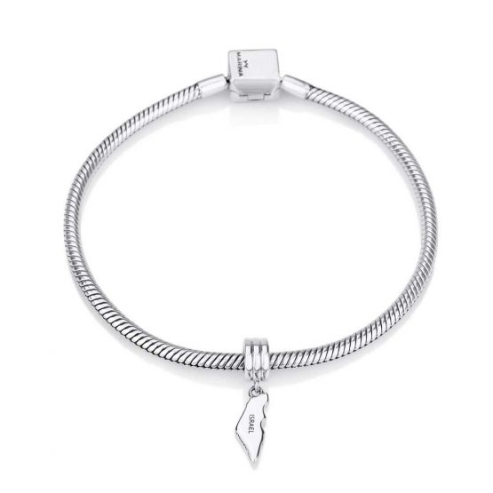 Charms Argent carte d'Israël  – Image 4