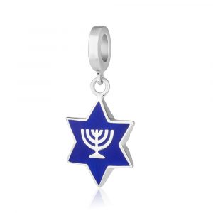 460HB-2247BBE-SL Charms Argent Maguen David