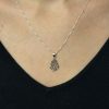 pendentif flamme Rabbi nahman argent PM