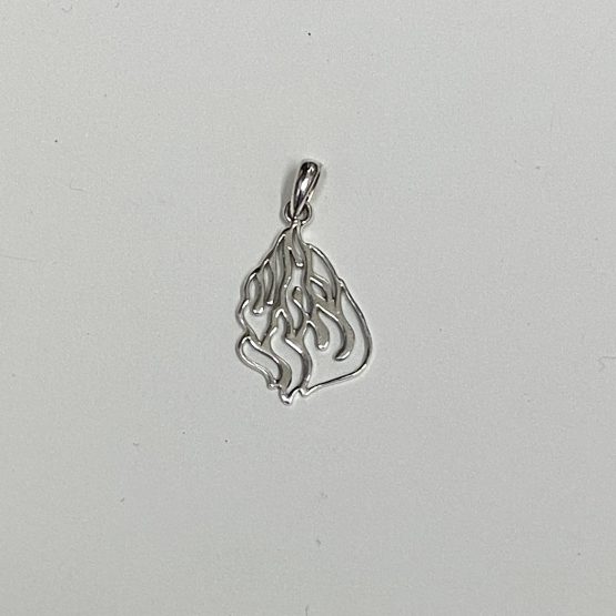 pendentif Flamme rabbi nahman Argent – Image 2