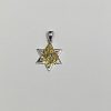 pendentif Maguen David flamme Rabbi Nahman argent