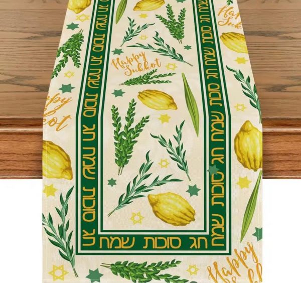 chemin de table en lin  Souccoth