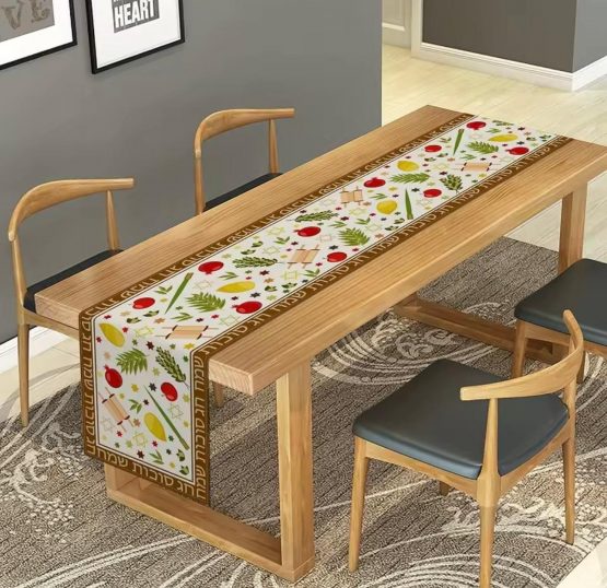 chemin de table en lin  Souccoth – Image 2