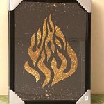 Cadre Flamme Rabbi Nahman de Breslev