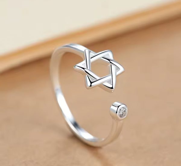 Bague Maguen David en Argent