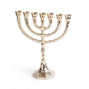 Menorah 7 branches  24 cm de hauteur