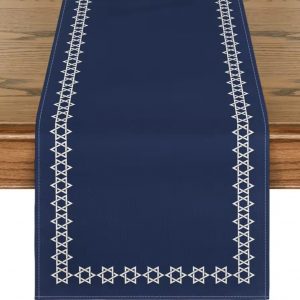 IMG_0605 chemin de table en lin Maguen David