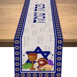 IMG_0611 chemin de table en lin PESSAH