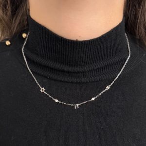 IMG_1061 Collier Argent Maguen David Haï œil