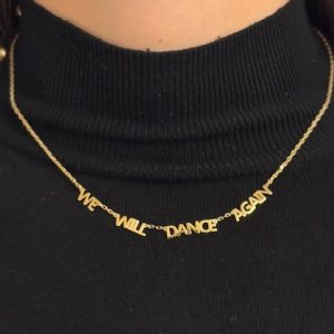 IMG_1065 Collier Plaqué Or We Will Dance Again
