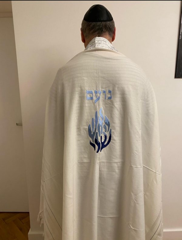 IMG_2943 Broderie sur Talith ou sur Pochette Talith/Téfilines