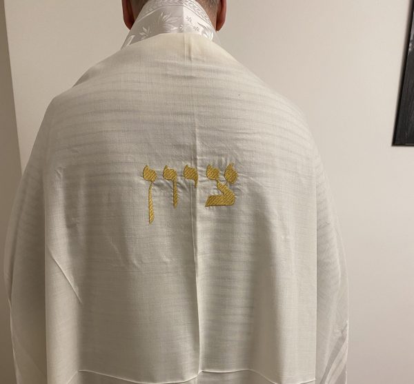 IMG_4900 Broderie sur Talith ou sur Pochette Talith/Téfilines