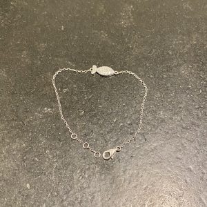 Bracelet Argent Poisson et strass