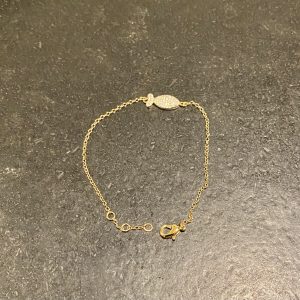 Bracelet Plaqué Or Poisson et strass