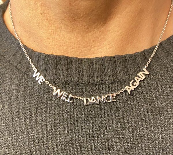 Collier Argent  We Will Dance Again
