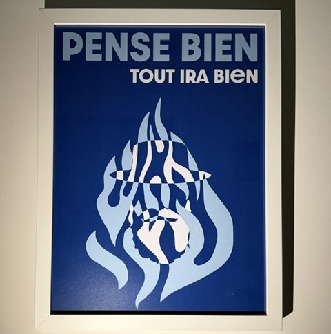 Cadre Pense bien tout ira bien 