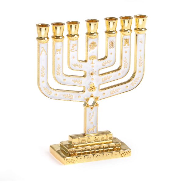 Menorah 7 branches 10 cm de hauteur