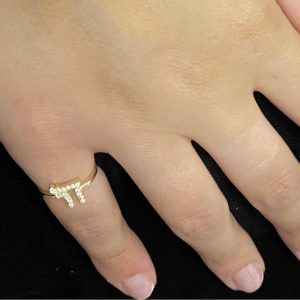 bague hai p or strass Bague Haï Plaqué Or