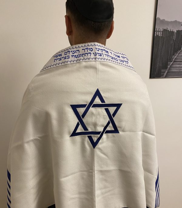 talith brodé maguen david Broderie sur Talith ou sur Pochette Talith/Téfilines