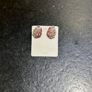 IMG_3548 Boucles d’oreilles Plaqué Or Flamme Rabbi nahman de Breslev