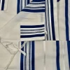 Talith Nid D’Abeille Bleu et Argent gros fils séfarade