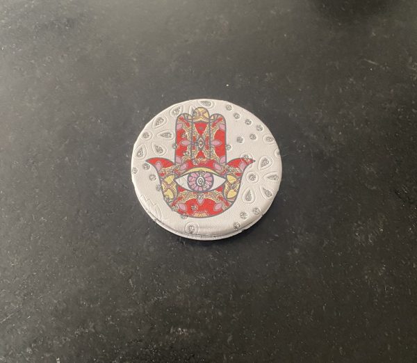 Miroir de poche décoratif