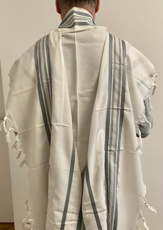 Talith Nid D’Abeille Gris et Argent