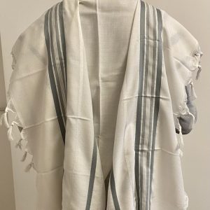 Talith Nid D’Abeille Gris et Argent