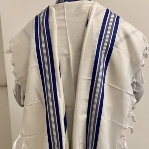 Talith Nid D’Abeille Bleu et Argent