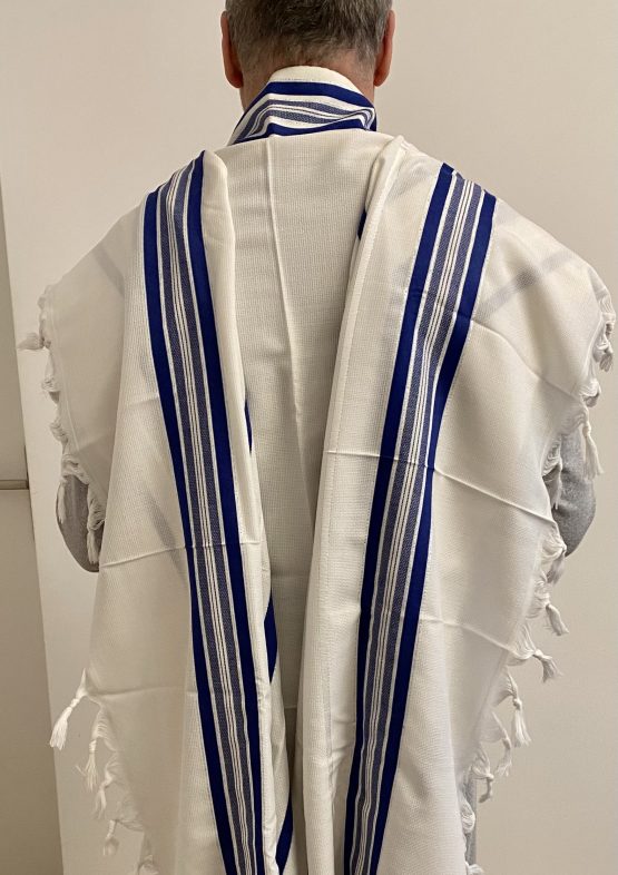 Talith Nid D’Abeille Bleu et Argent
