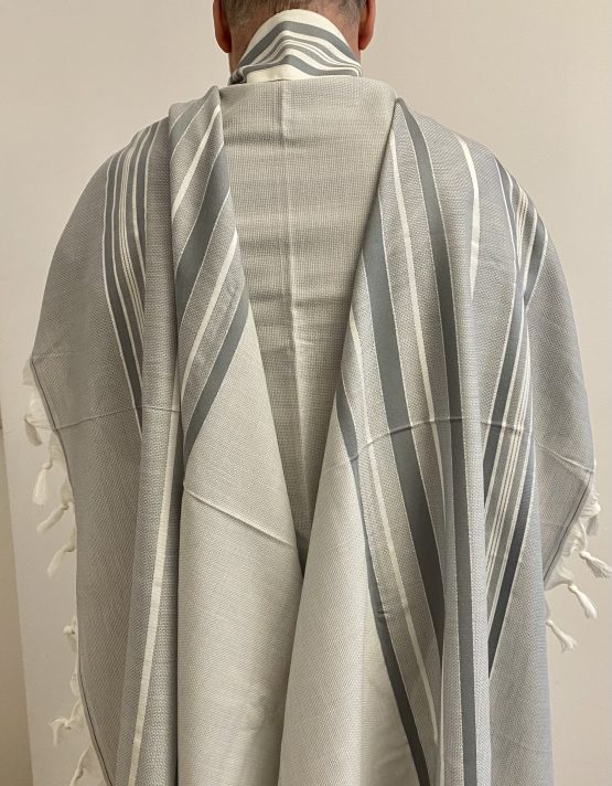 talith Sapir Gris et argent – Image 2
