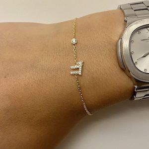 Bracelet Plaqué Or Haï  et strass