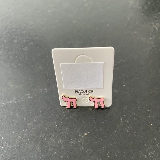 Boucles d'Oreilles Plaqué Or Haï – Image 3
