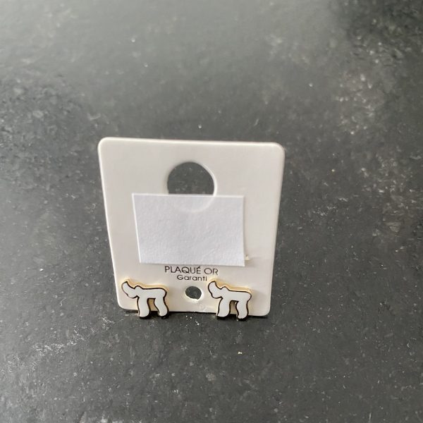 Boucles d'Oreilles Plaqué Or Haï